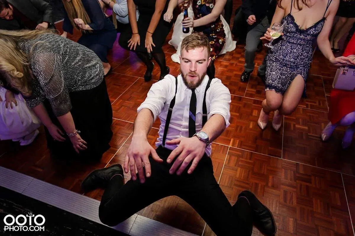 Adin Kovacik entertaining at an event