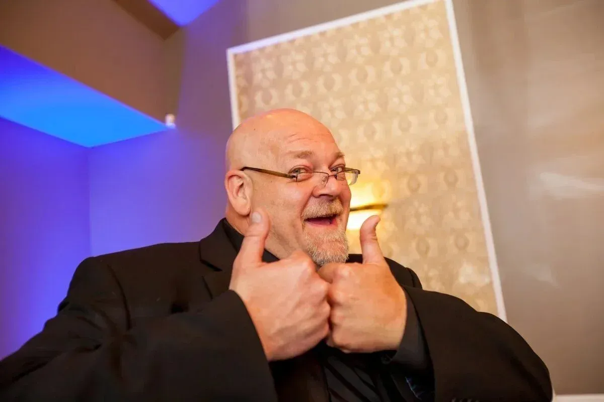 Brian Garreau entertaining at an event