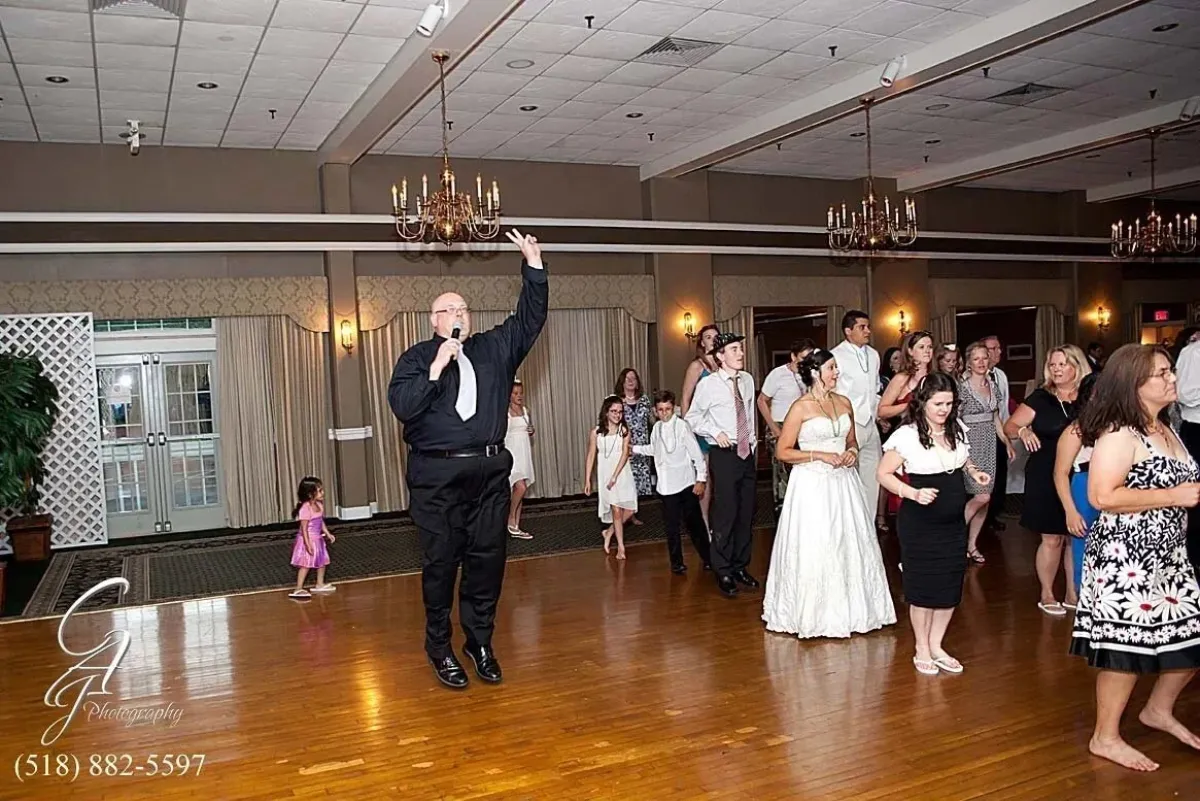 Brian Garreau entertaining at an event