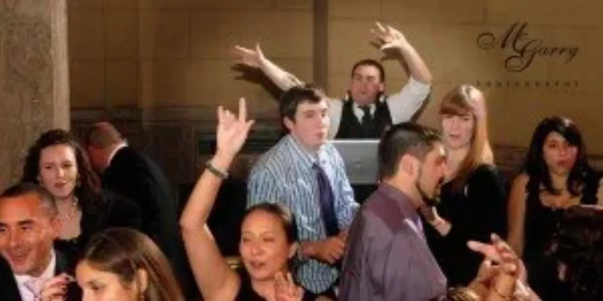 Nate Miller entertaining at an event